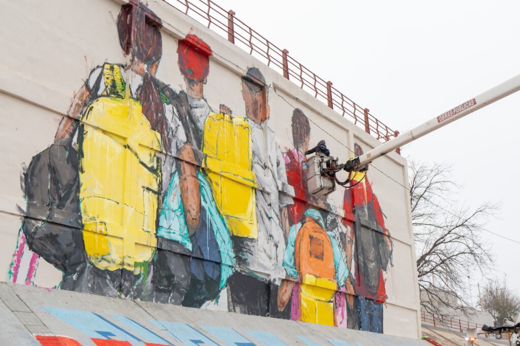 7764019f-2d21-4544-902b-2b5ecf9fdbf4-1024x682 Piedras Negras Rinde Homenaje a los Migrantes con el Mural “Pertenecer a Nada”