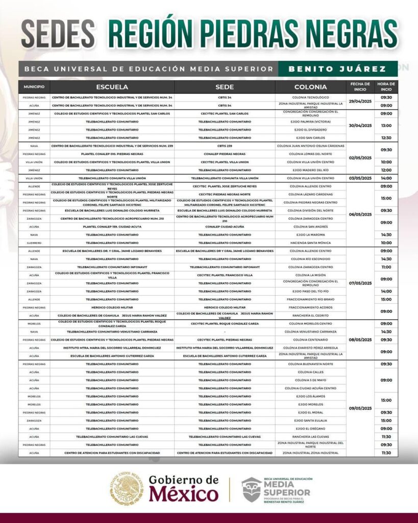 WhatsApp-Image-2025-05-05-at-5.53.45-PM-819x1024 Entrega de tarjetas de la Beca Benito Juárez en Coahuila concluye el 10 de mayo , (consulta el calendario por región)