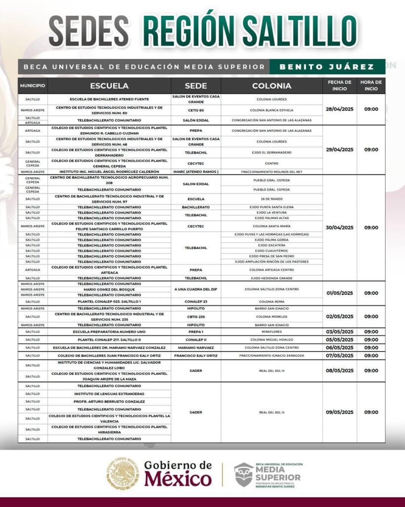 WhatsApp-Image-2025-05-05-at-5.53.47-PM-819x1024 Entrega de tarjetas de la Beca Benito Juárez en Coahuila concluye el 10 de mayo , (consulta el calendario por región)