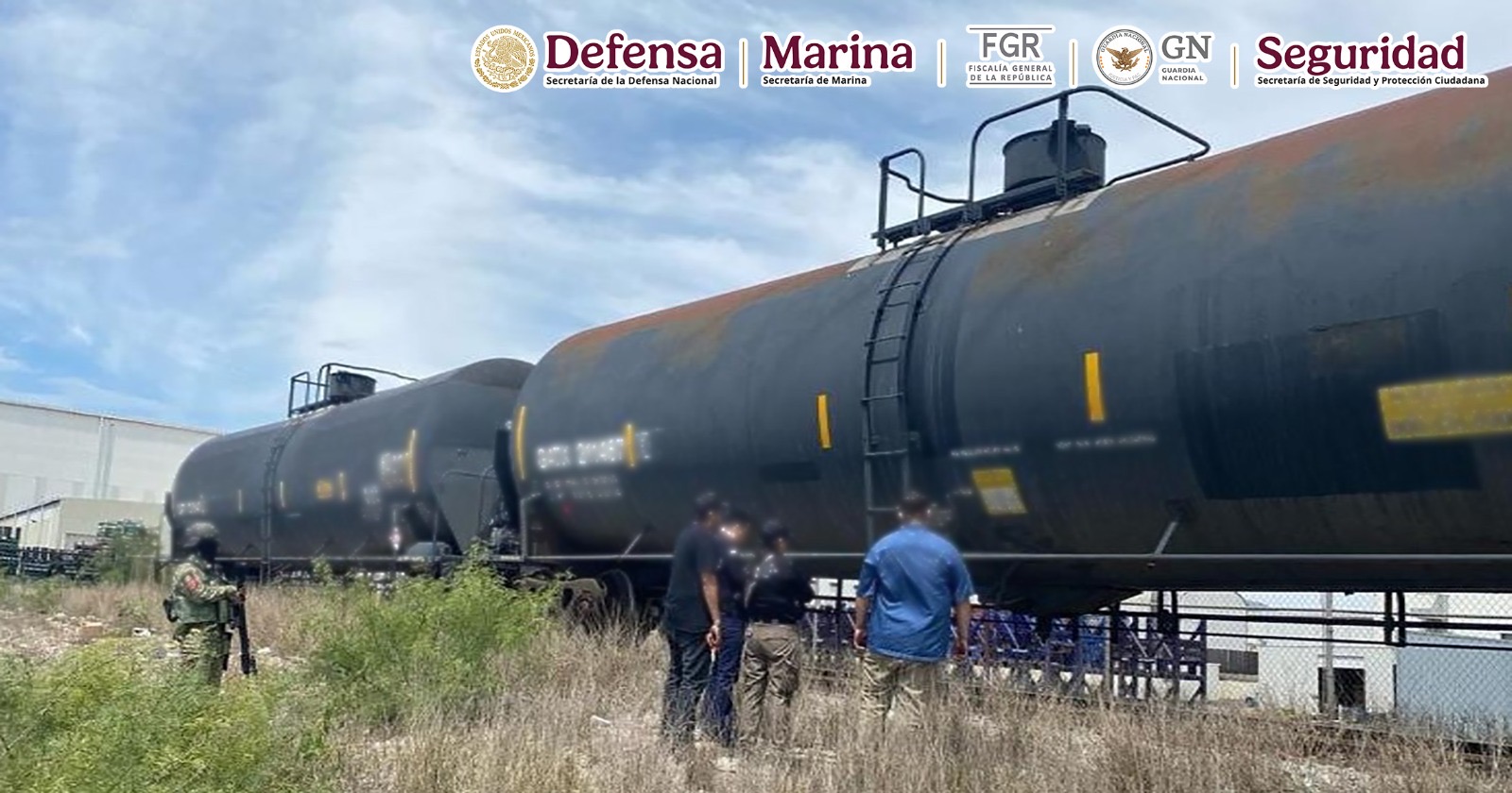Coahuila: fuerzas federales aseguran 15.48 M L de combustible en dos operativos sin precedentes