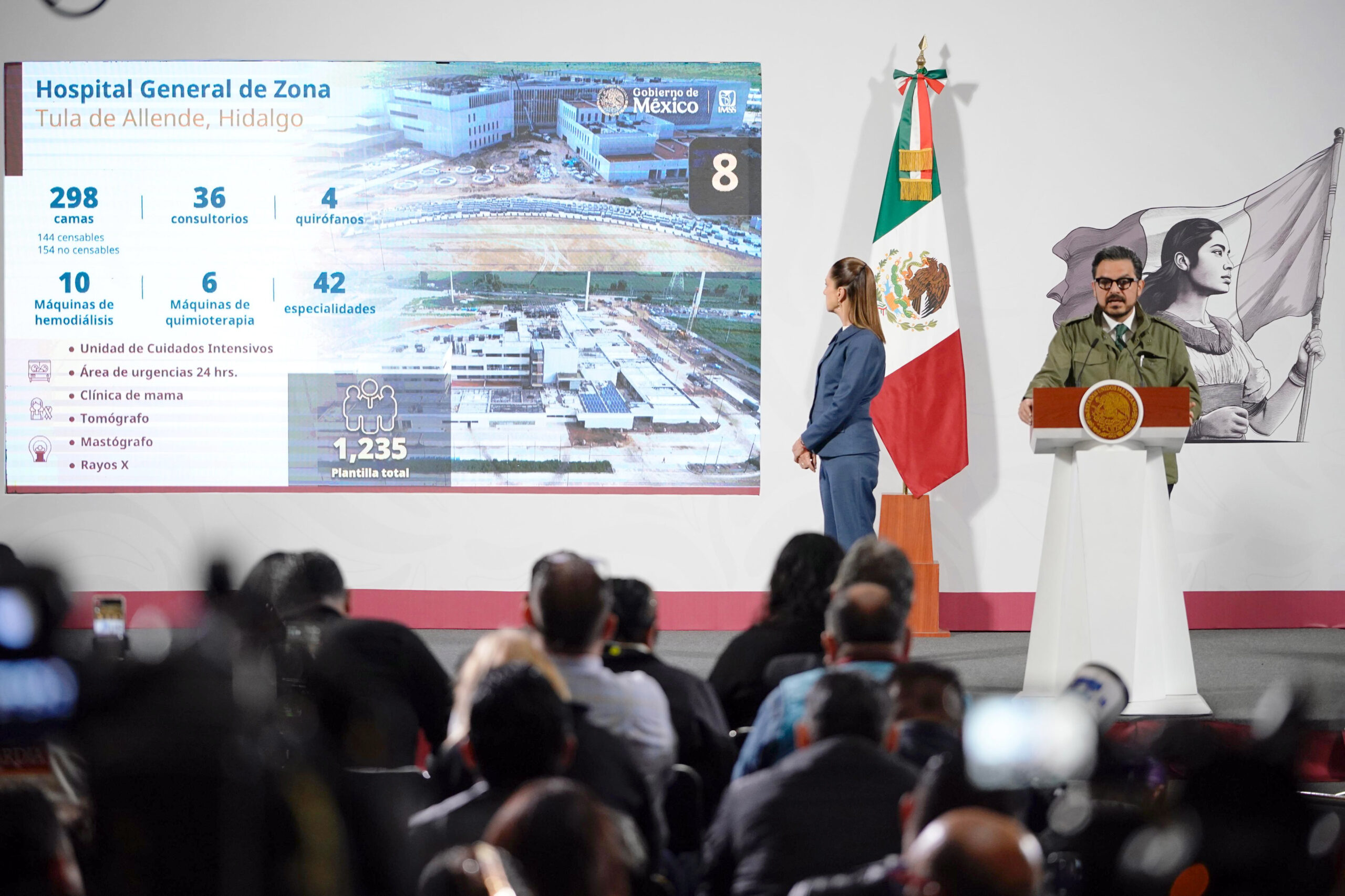 IMSS pondrá en operación 10 hospitales en 2025 e inicia construcción de 9 más